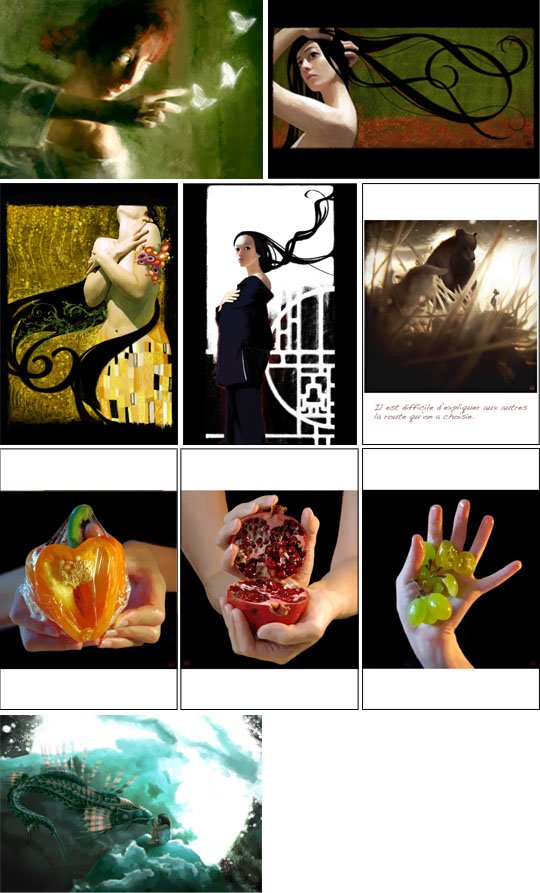 peinture numérique  - cali rezo - tirages mai  2012