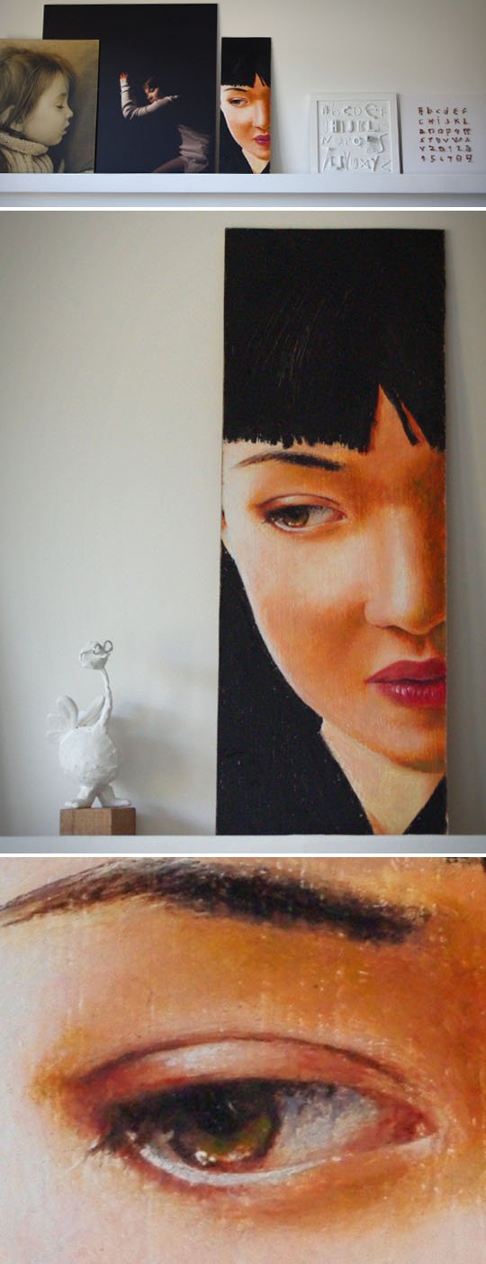 chloé - pastel à l'huile - cali rezo, juin 2012 chloé - pastel à l'huile - cali rezo