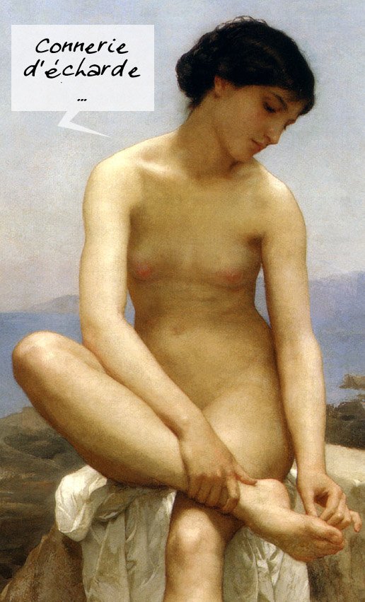 echarde - bouguereau tableau détourné