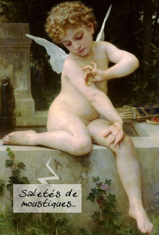 moustique - bouguereau tableau détourné