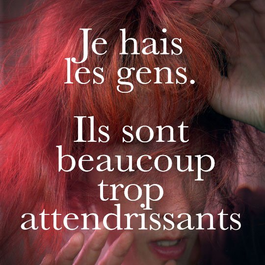 Je Hais les gens - cali rezo - photo autoportrait janvier 2014