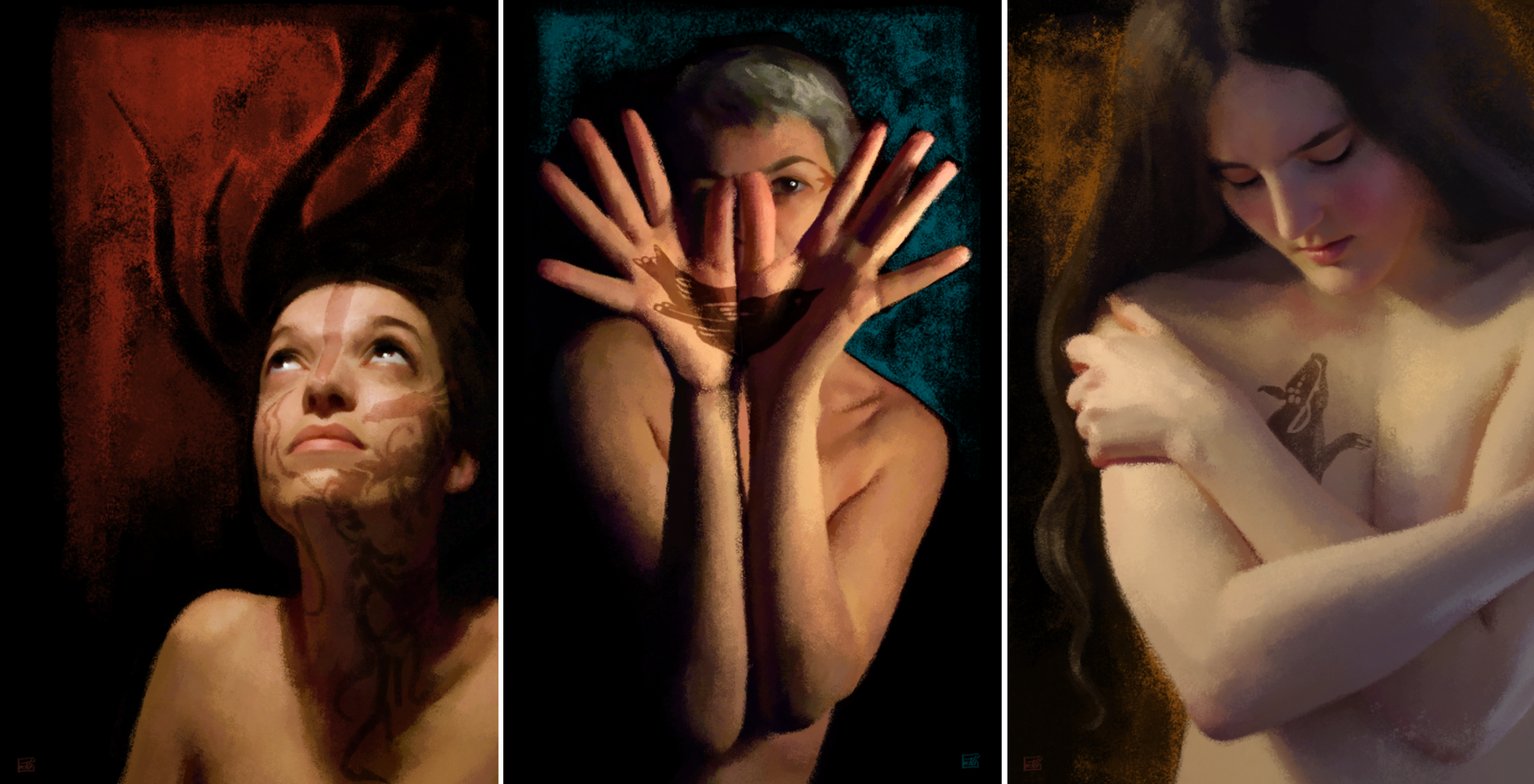 faux tatouages - Peintures Numériques