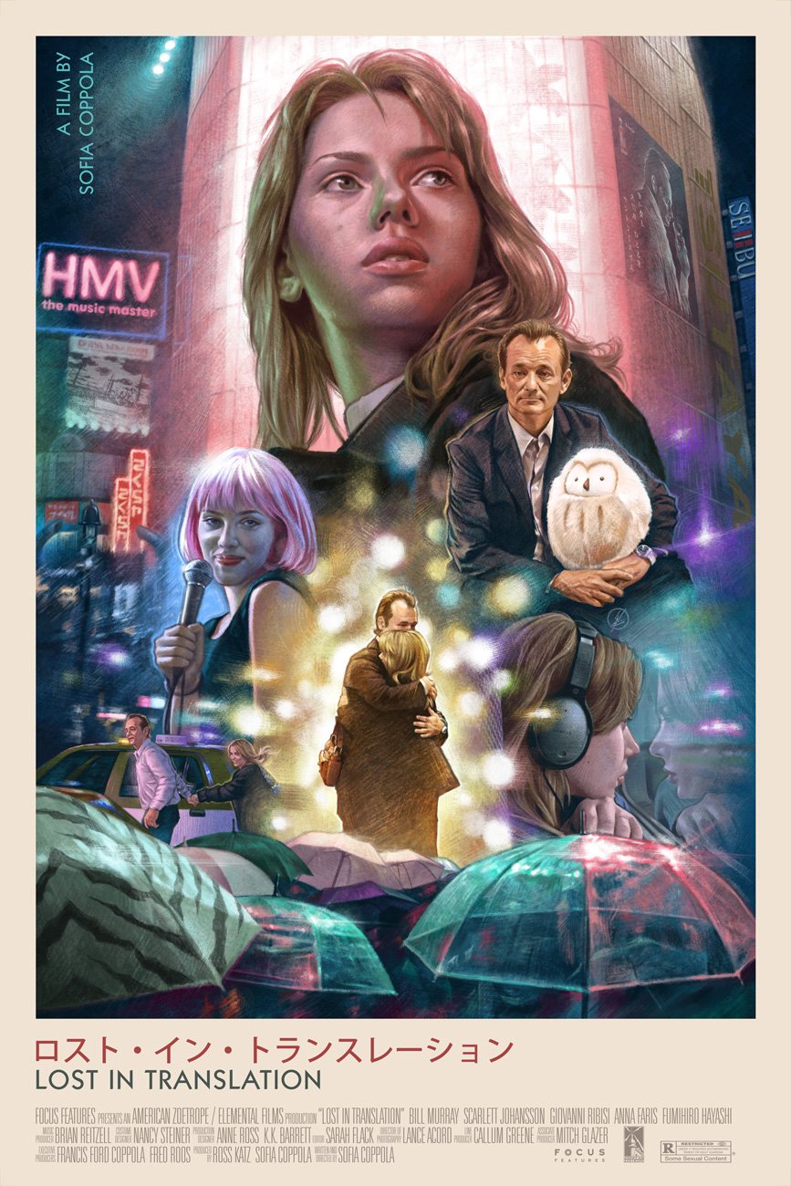 Affiche du film Lost in translation version Asie