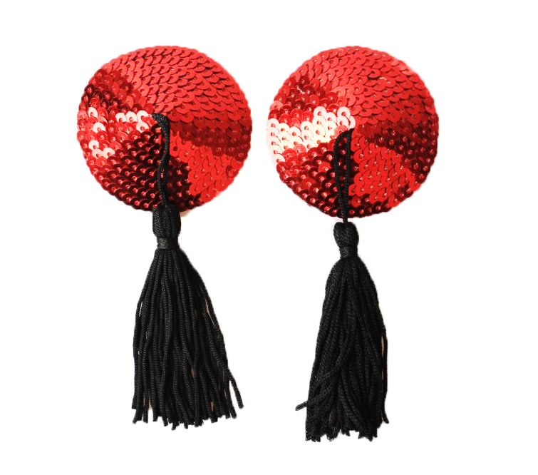 Cache téton à paillettes