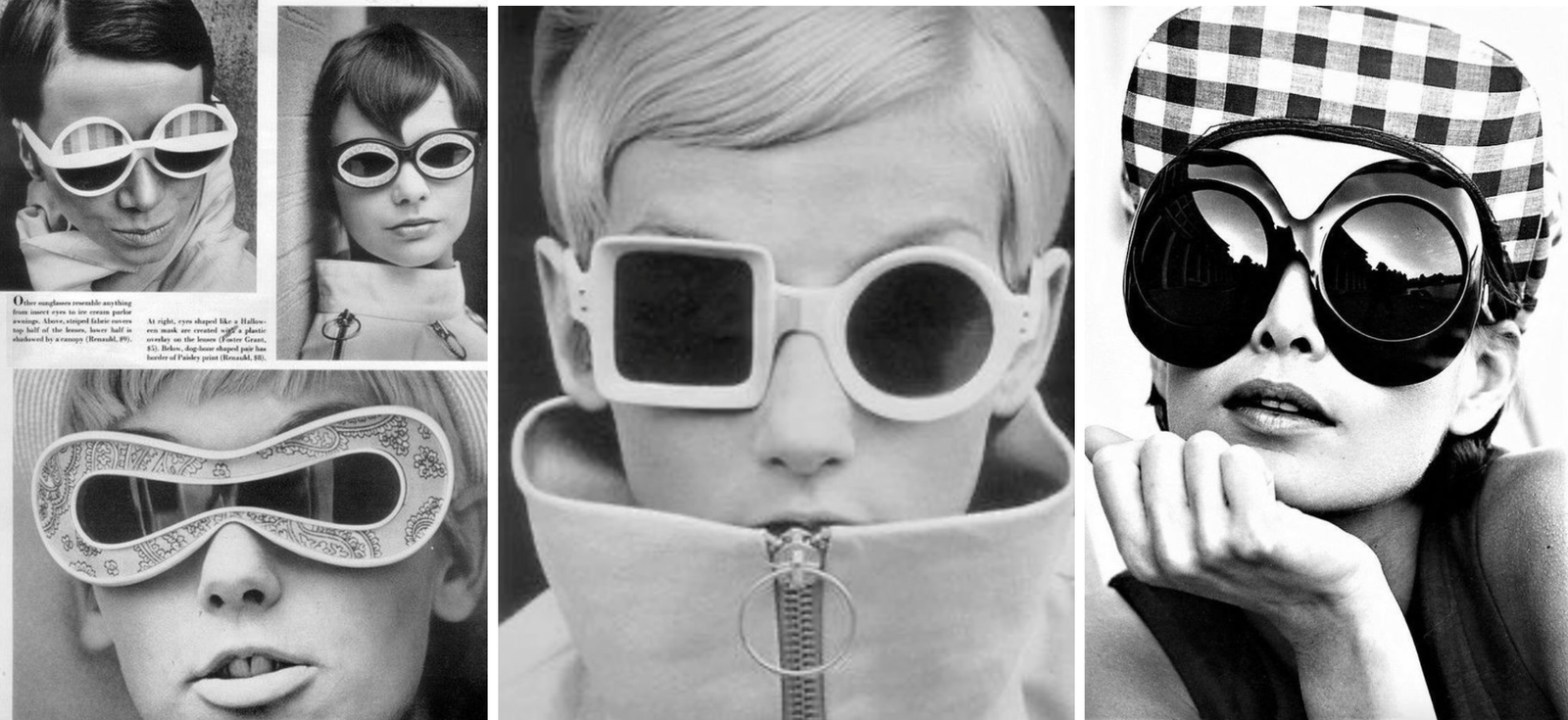 Lunettes de soleil des années 60 - sunglasses