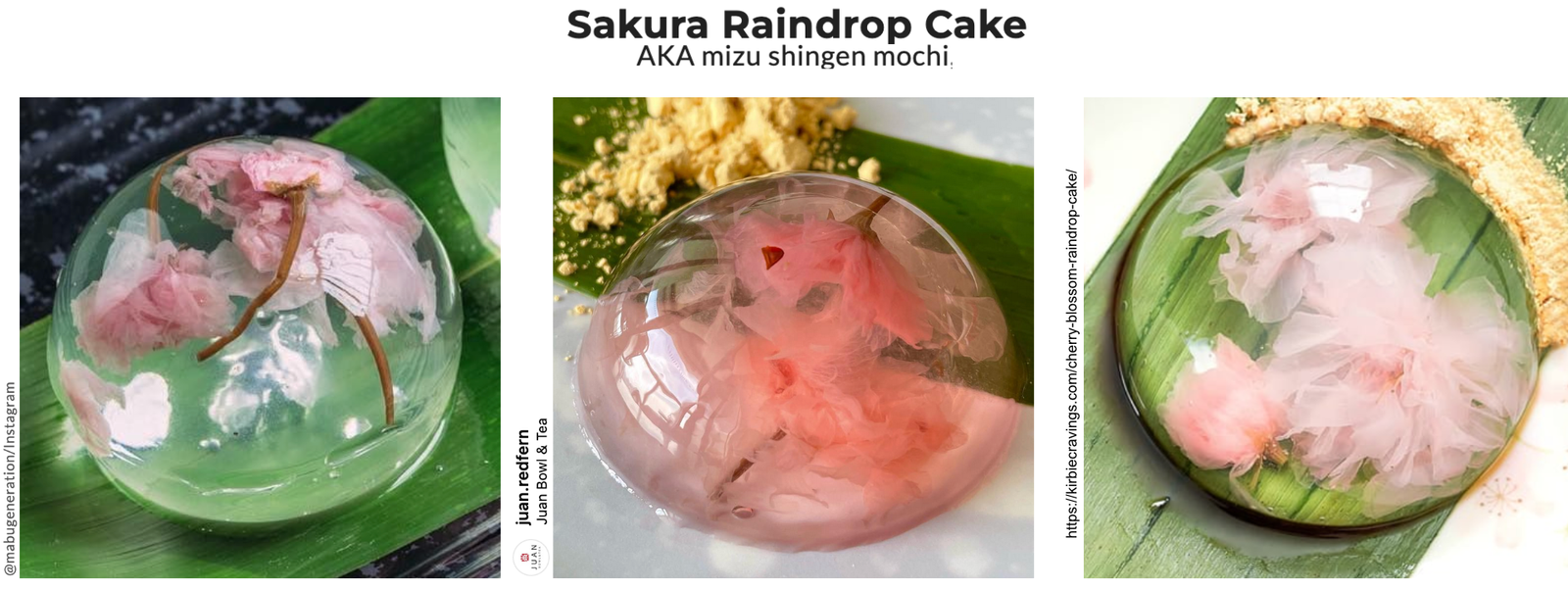 Sakura Raindrop Cakes