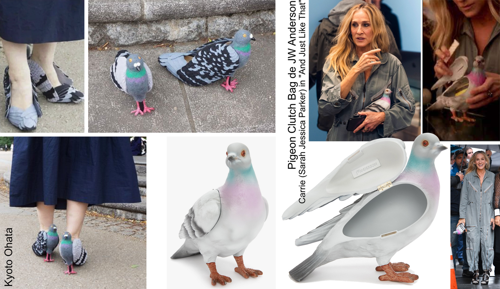 pigeon shoes et pigeon bag