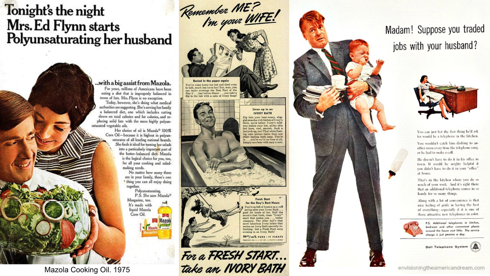 publicités vintage sexistes