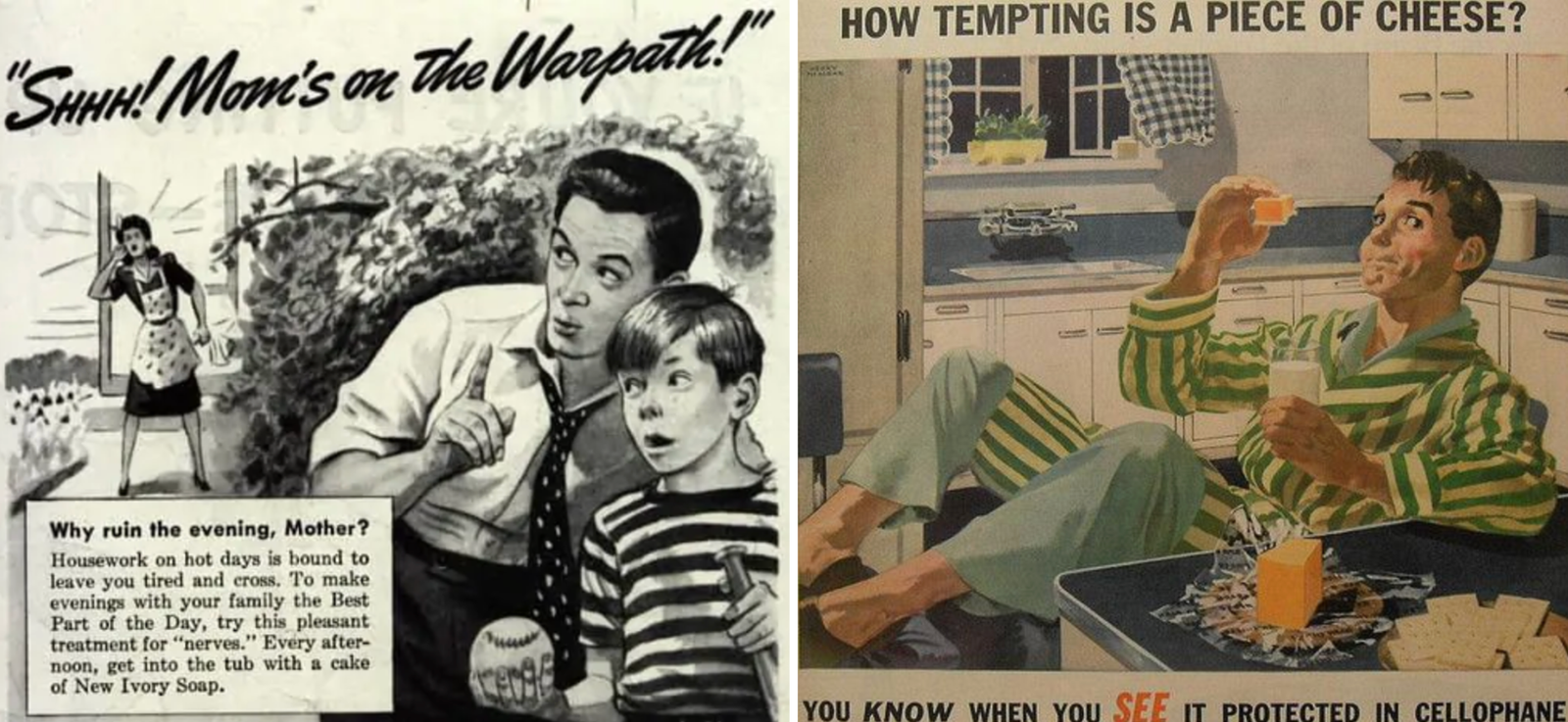 publicités vintage sexistes