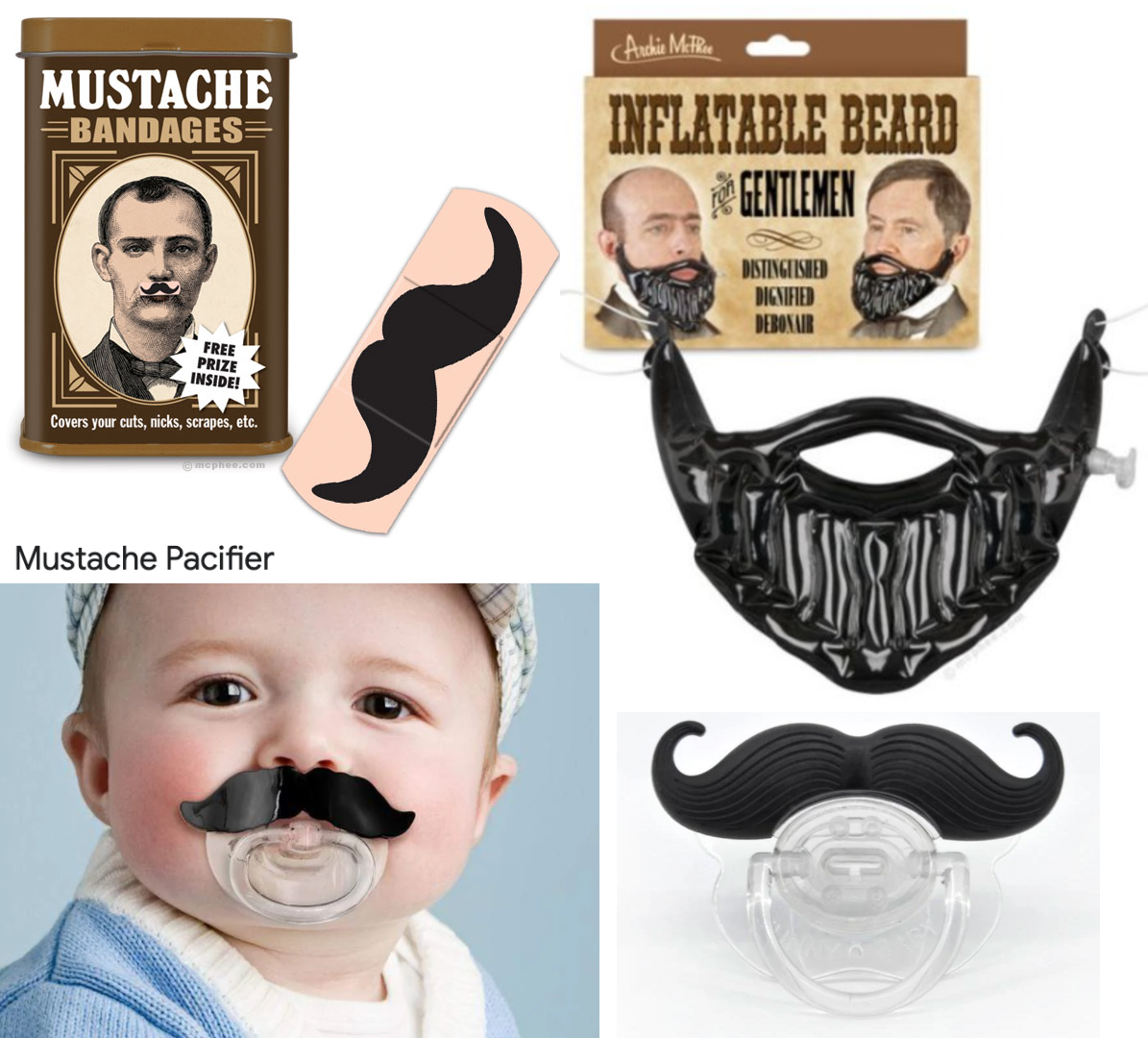 fausses moustaches