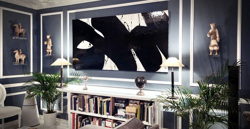 Mes peintures chez des clients