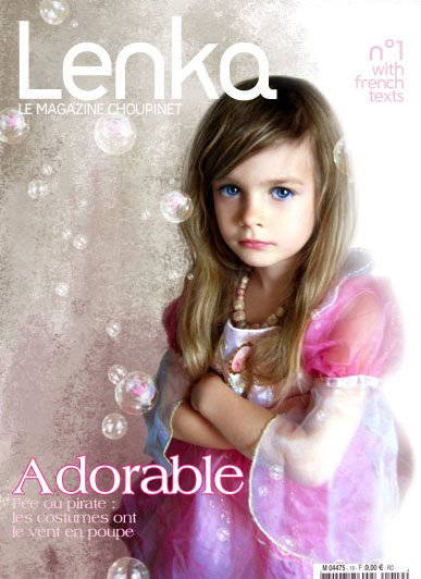 fausse couverture de magazine - Lenka, nov 2008