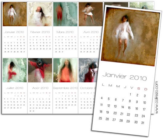 calendrier 2010 - cali rezo, dec 2009