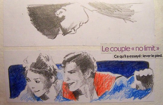 croquis Superman & Lois, dec 2008