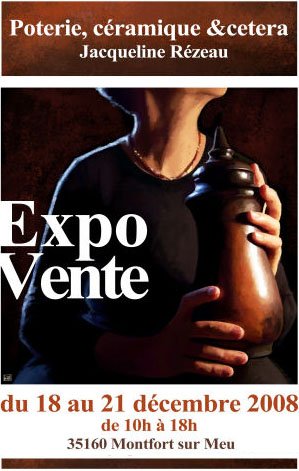 expo vente de céramiques, dec 2008