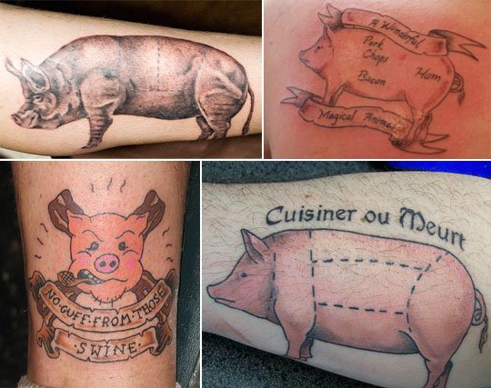 tatouages - cochon, fév 2009