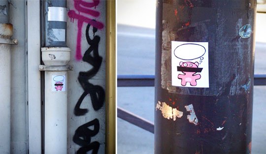 Minidoudoux - street art, en quelque sorte., jan 2009