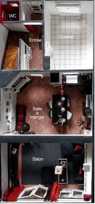 maquette maison, juin 2010