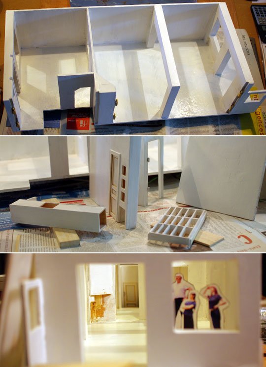 maquette maison, mai 2010