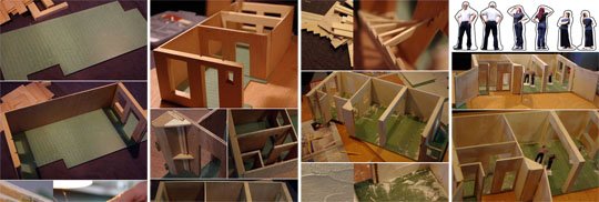 maquette maison, mai 2010