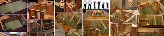 maquette maison, mai 2010