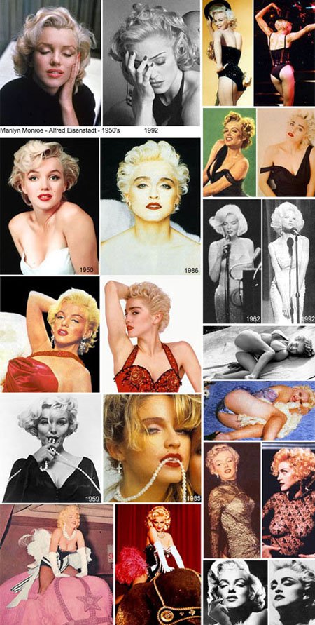 Marilyn Monroe - Madonna, mar 2009