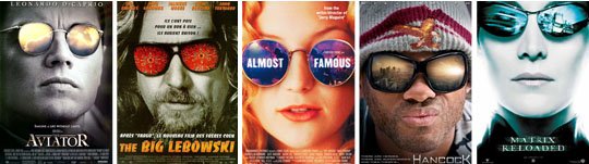 affiches cinéma lunettes, oct 2008
